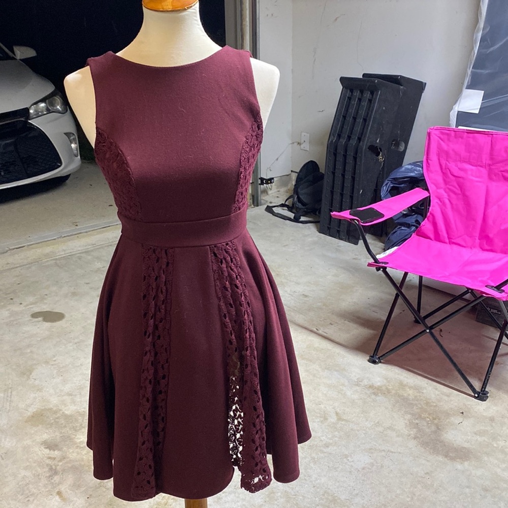 Altard State burgundy dress.